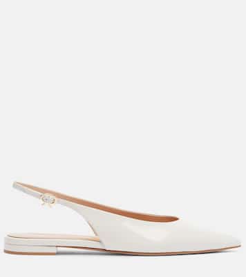 Robbie patent leather slingback flats | Gianvito Rossi