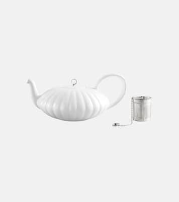 Bernadotte porcelain teapot by Sigvard Bernadotte | Georg Jensen