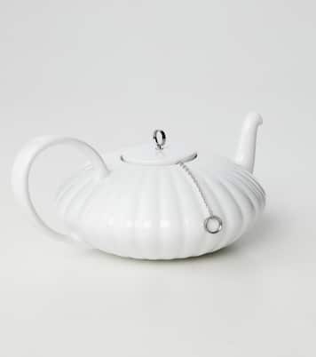 Bernadotte porcelain teapot by Sigvard Bernadotte | Georg Jensen