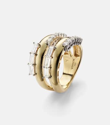Bague Golden Strada en or jaune et blanc 18 ct et diamants | Yeprem