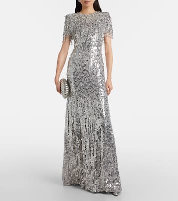 Vestido de fiesta Eugenie con lentejuelas | Jenny Packham