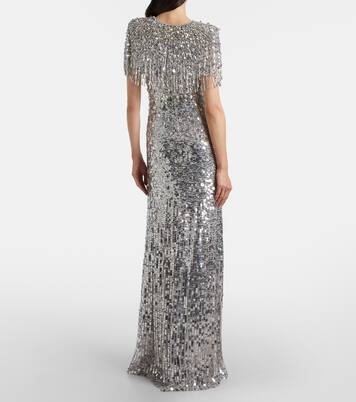 Vestido de fiesta Eugenie con lentejuelas | Jenny Packham