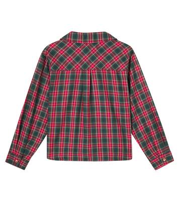 Lidia printed cotton-blend shirt | The New Society