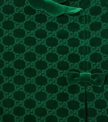 GG cotton velvet dress | Gucci Kids