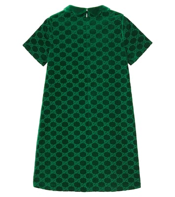 GG cotton velvet dress | Gucci Kids