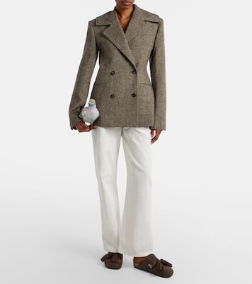 Embroidered straight jeans | JW Anderson