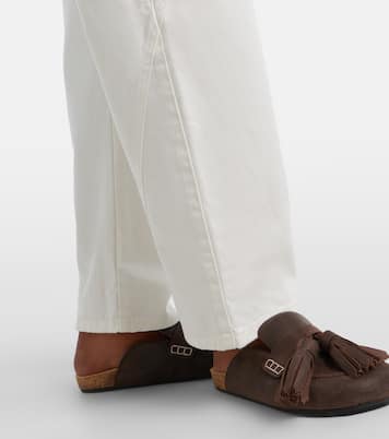 Embroidered straight jeans | JW Anderson