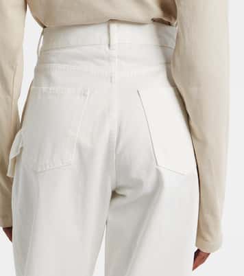 Embroidered straight jeans | JW Anderson