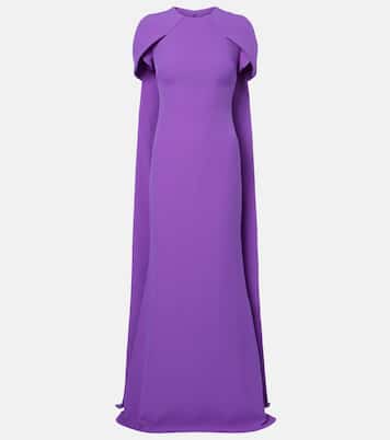 Ginko caped gown | Safiyaa