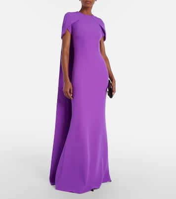 Ginko caped gown | Safiyaa