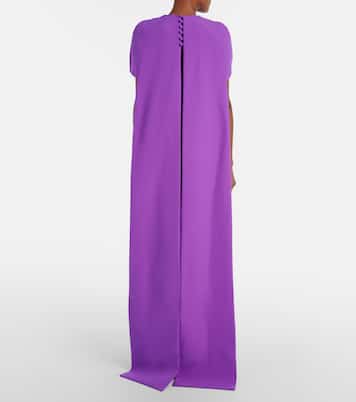 Ginko caped gown | Safiyaa