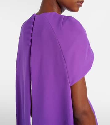 Ginko caped gown | Safiyaa