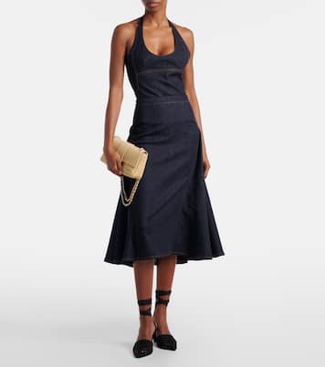 Jupe midi Lavoir de-Nîmes en denim | Jacquemus