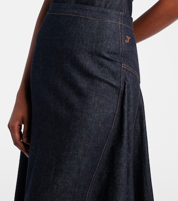 Jupe midi Lavoir de-Nîmes en denim | Jacquemus