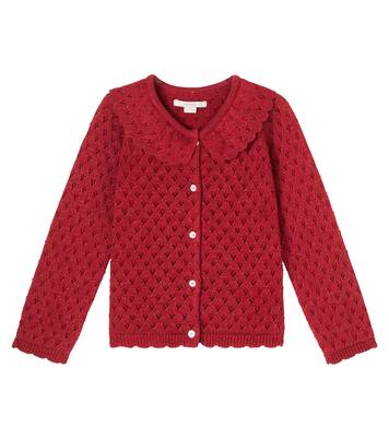 Cotton-blend lamé cardigan | Konges Sløjd