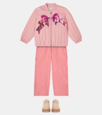 Cotton-blend lamé cardigan | Konges Sløjd