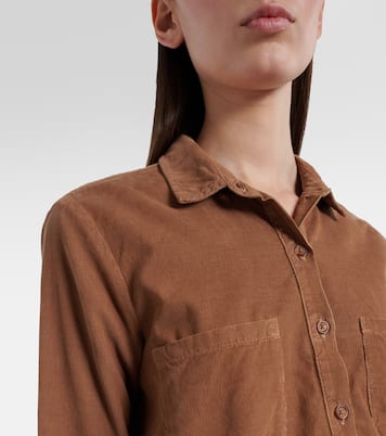 Arielle cotton corduroy shirt | Velvet