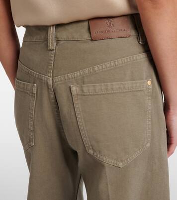 九分阔腿牛仔裤 | Brunello Cucinelli