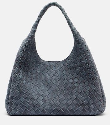 Sac Campana Large en daim Intrecciato | Bottega Veneta