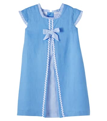 Beatriz striped linen dress | La Coqueta