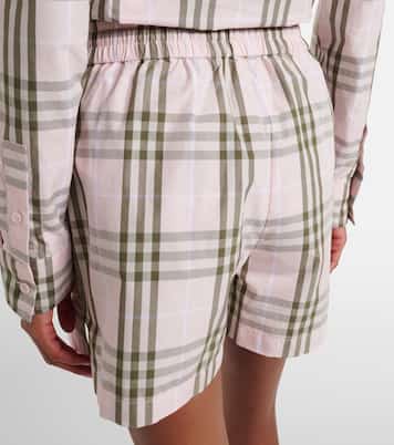 Shorts Burberry Check aus Baumwolle | Burberry