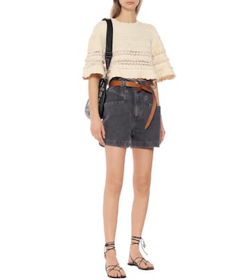 Friz cropped cotton-blend sweater | Isabel Marant