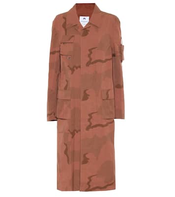Abrigo de algodón print de camuflaje | Marine Serre