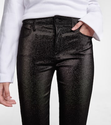 Madrid metallic mid-rise skinny jeans | Rta