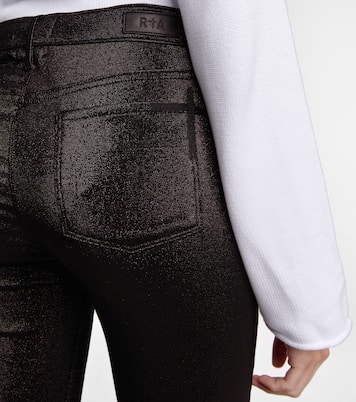 Madrid metallic mid-rise skinny jeans | Rta
