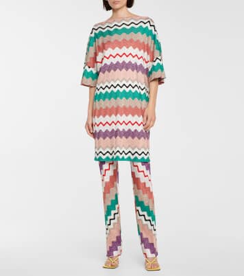 Zig-zag stretch-silk minidress | Missoni