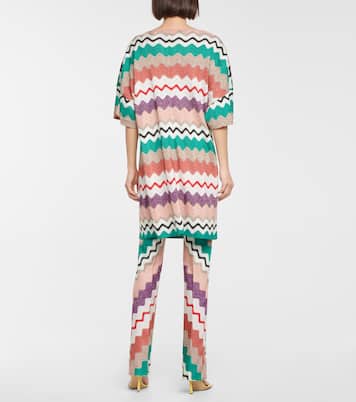 Zig-zag stretch-silk minidress | Missoni
