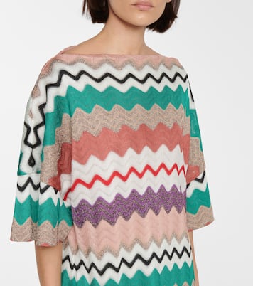 Zig-zag stretch-silk minidress | Missoni