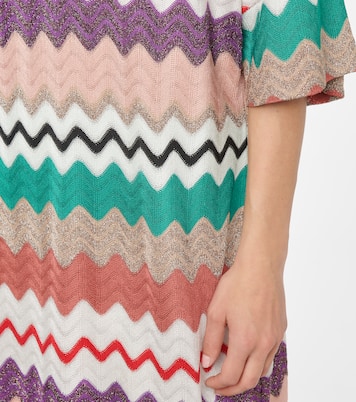 Zig-zag stretch-silk minidress | Missoni