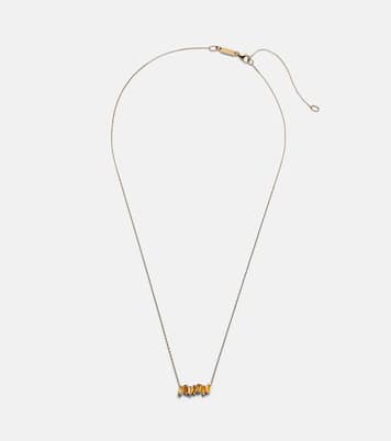 Collier en or jaune 14 carats avec citrines | Suzanne Kalan