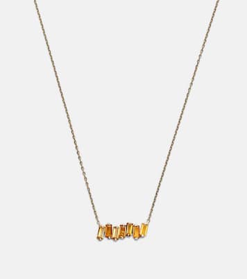 Collier en or jaune 14 carats avec citrines | Suzanne Kalan