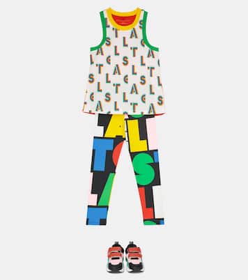 Tank top in cotone con stampa | Stella McCartney Kids