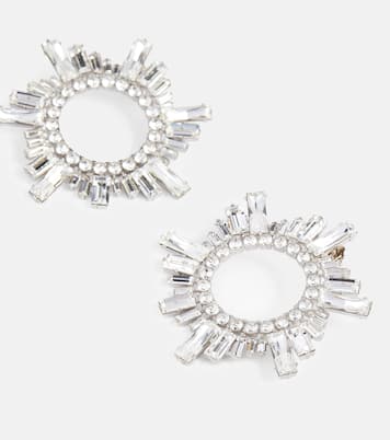 Boucles d’oreilles Begum à cristaux | Amina Muaddi