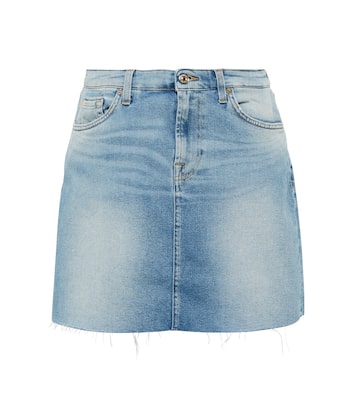 Minifalda vaquera de tiro alto | 7 For All Mankind