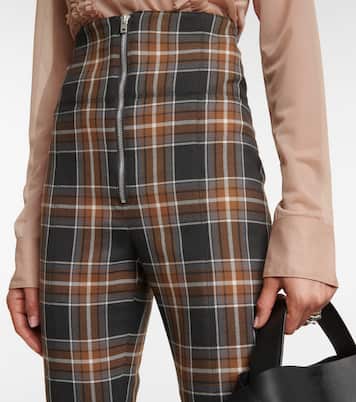 Checked wool pants | Acne Studios