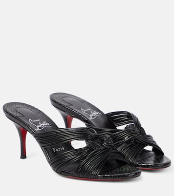 Sandali Multitaski 70 in pelle | Christian Louboutin