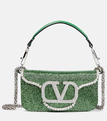Sac Locò Small en cuir à ornements | Valentino Garavani