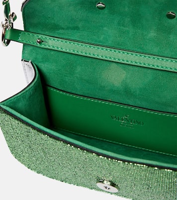 Sac Locò Small en cuir à ornements | Valentino Garavani