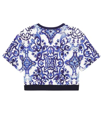 Bedrucktes T-Shirt aus Baumwoll-Jersey | Dolce&Gabbana Kids