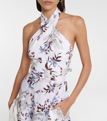 Vestido midi Helena de algodón | Erdem