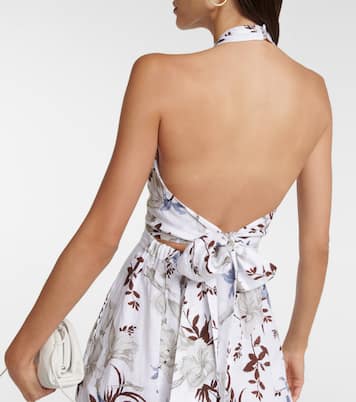Vestido midi Helena de algodón | Erdem