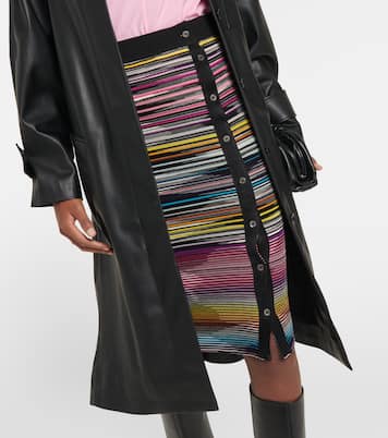 Falda midi en mezcla de lana | Missoni