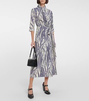 Printed midi dress | Prada