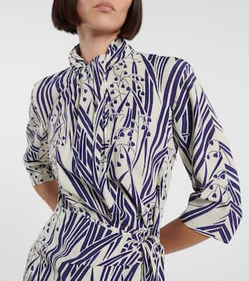 Printed midi dress | Prada