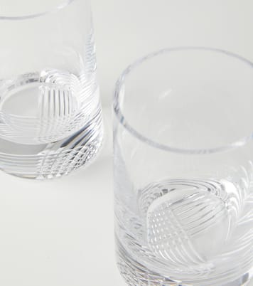 Alba set of 2 whiskey glasses | Nude