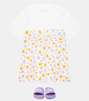 Abito in cotone con stampa | Palm Angels Kids